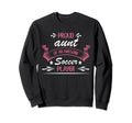 Proud Aunt Awesome Soccer Player Sweatshirt - Aesthetic Graphic Men Women