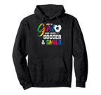 Just Who Loves Soccer And Slime Sports Hoodie - Graphic Print Men Women