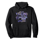 Im Not Yelling This Is My Soccer Mom Hoodie - Trendy Graphic for Adults