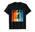 Fifty 50Th Birthday Soccer Goalkeeper T-Shirt - Graphic Print Unisex