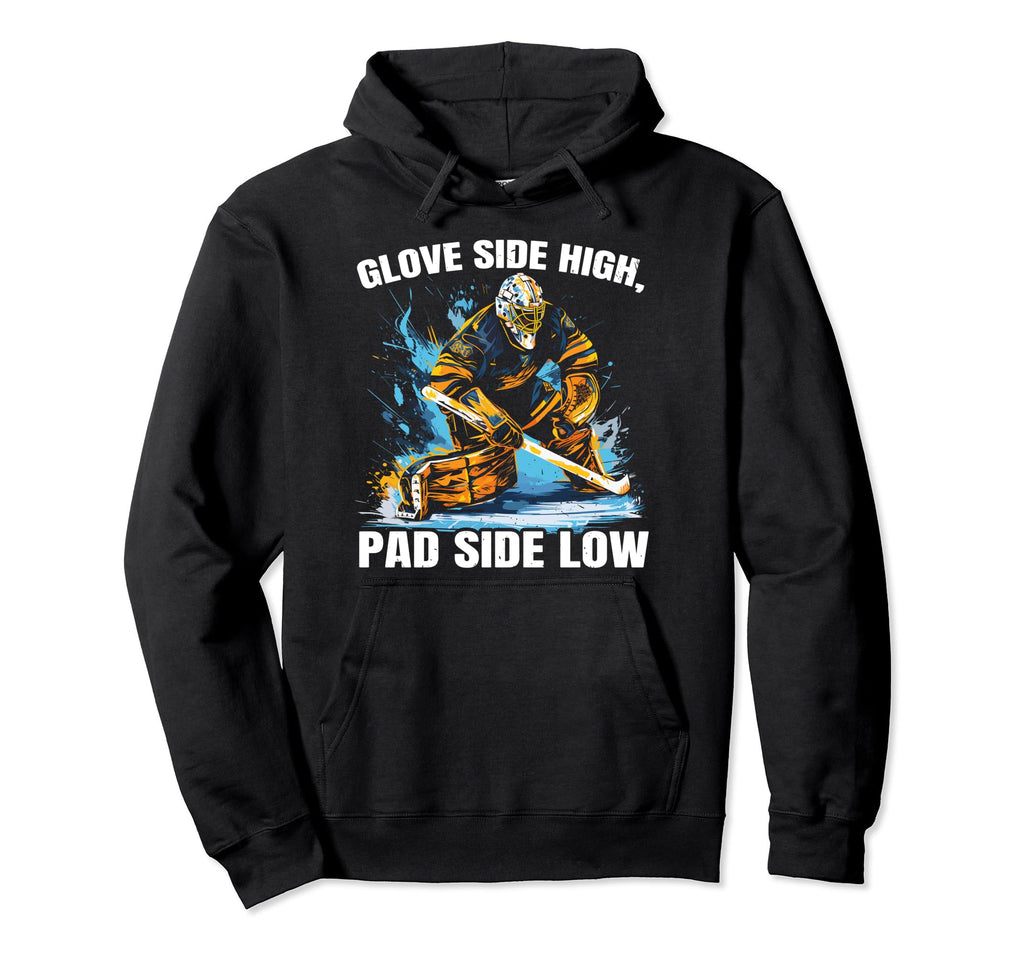 Ice Hockey Goalie Goaltender Keeper Hoodie - Fun Novelty Design for Adults