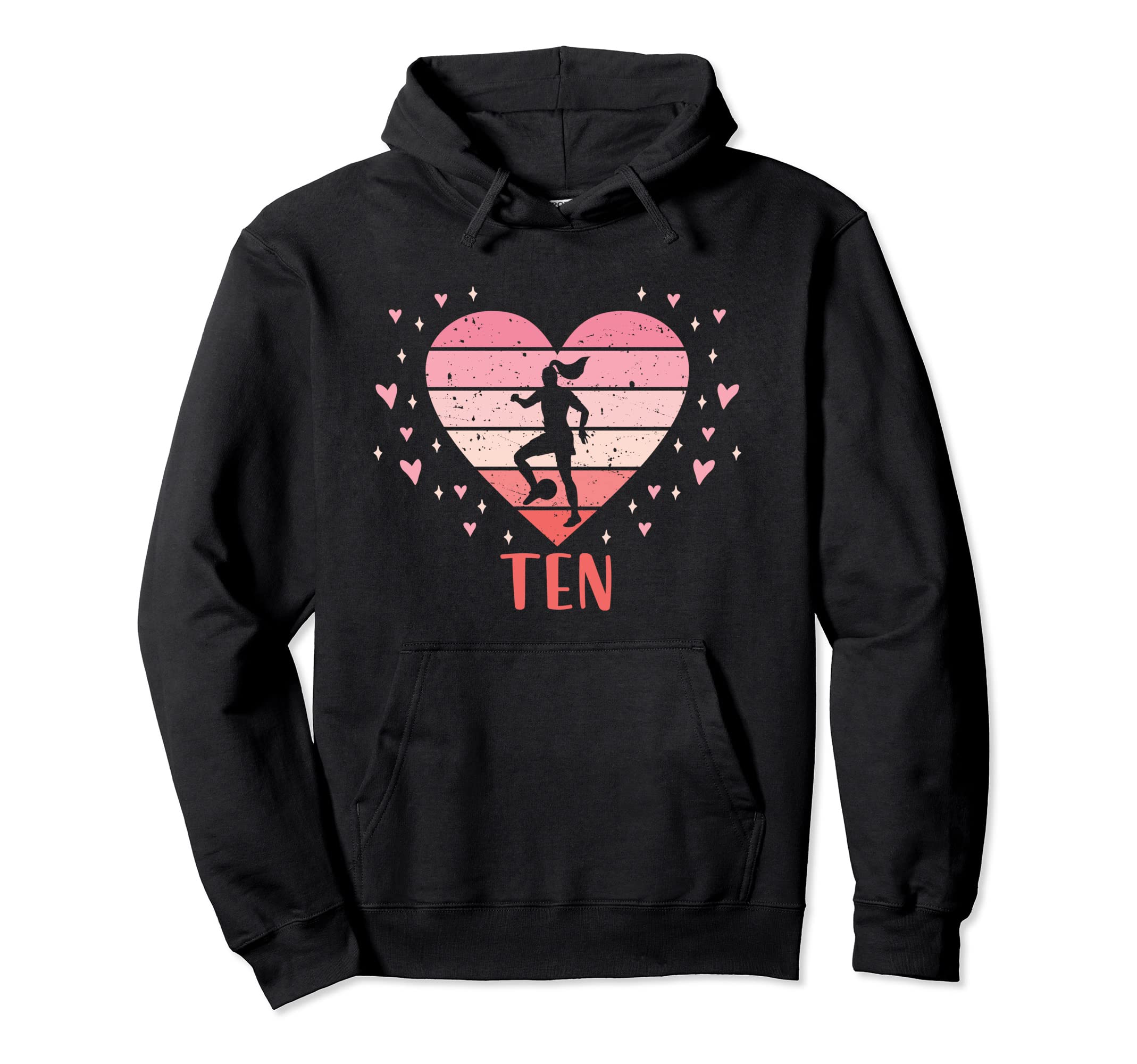 10 Year Old Soccer Birthday 10Th B Hoodie - Fun Novelty Design Men Women