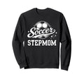Soccer Stepmom Soccer Ball Sweatshirt - Streetwear Style for Adults