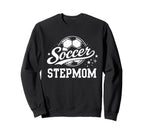 Soccer Stepmom Soccer Ball Sweatshirt - Streetwear Style for Adults