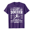 Funny Soccer Soccer Lover Soccer Player T-Shirt - Aesthetic Graphic Unisex