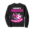 Soccer Team Outfit Players Fans Sweatshirt - Fun Novelty Design Men Women