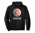 Soccer Anime Manga Unicorn Soccer Hoodie - Minimalist Print for Adults