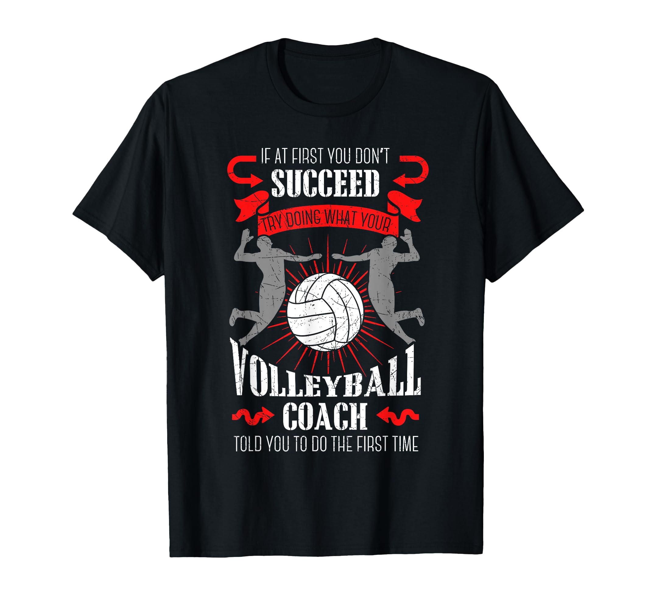 Volleyball Coach Team Player Sports T-Shirt - Trendy Graphic for Adults