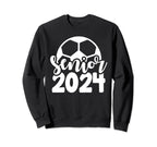 Soccer Senior Class 2024 High Sweatshirt - Minimalist Print Men Women