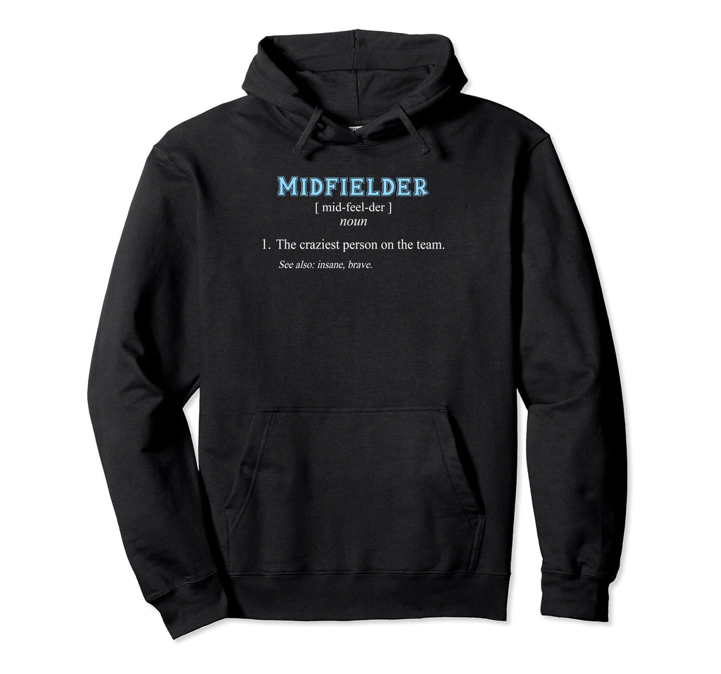 Football Soccer Funny Midfielder Position Hoodie - Unique Graphic Unisex