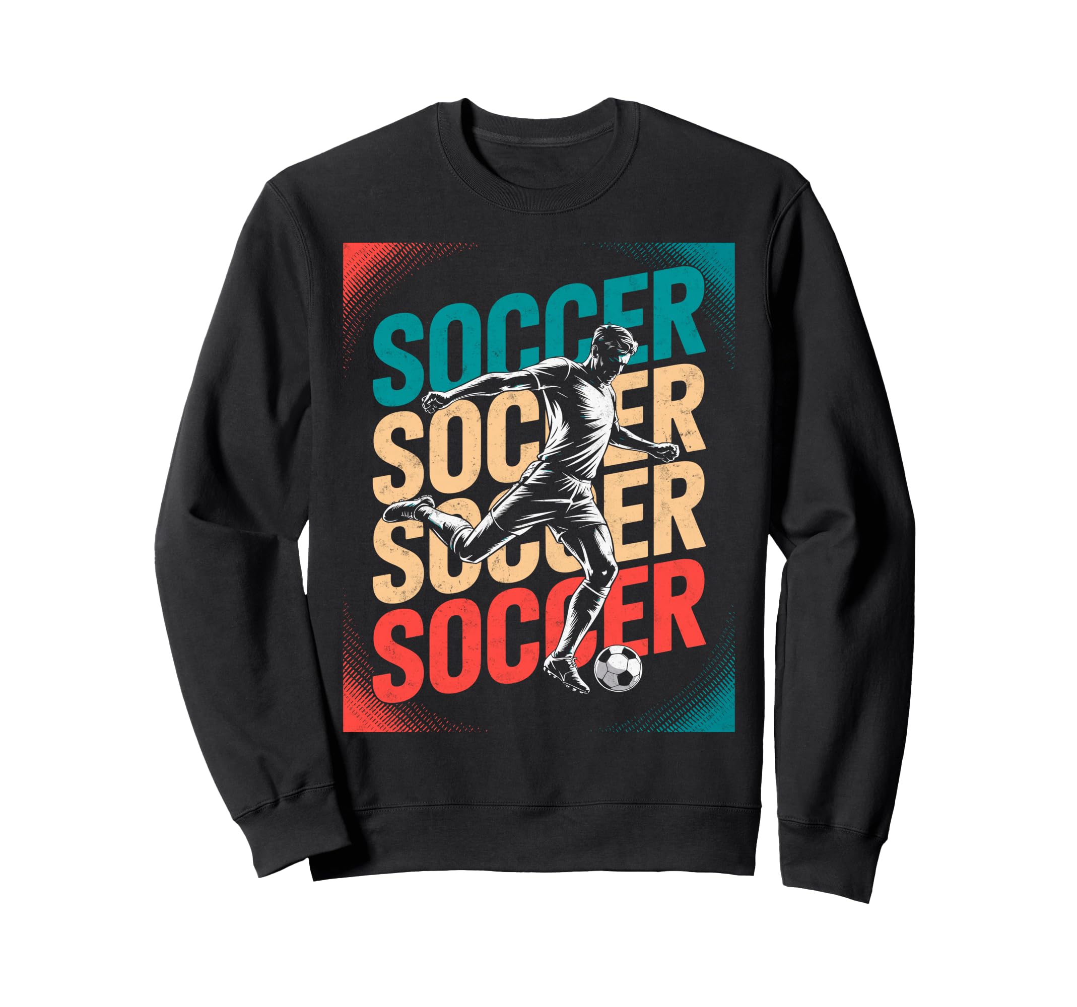 Soccer Goalie Player Fan Game Day Sweatshirt - Minimalist Print for Adults