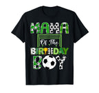 Mama Birthday Soccer Lover Game Day T-Shirt - Fun Novelty Design Men Women