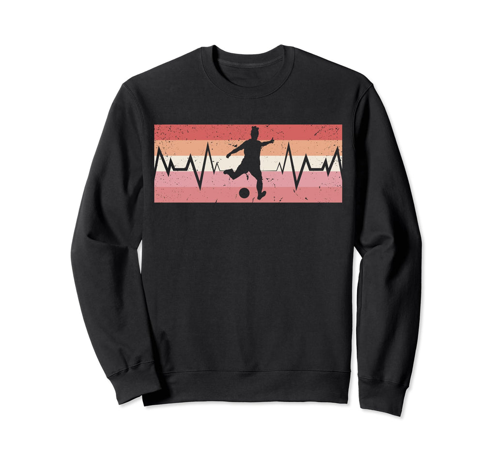 Soccer Goalkeeper Heartbeat Sweatshirt - Casual Everyday Wear Men Women