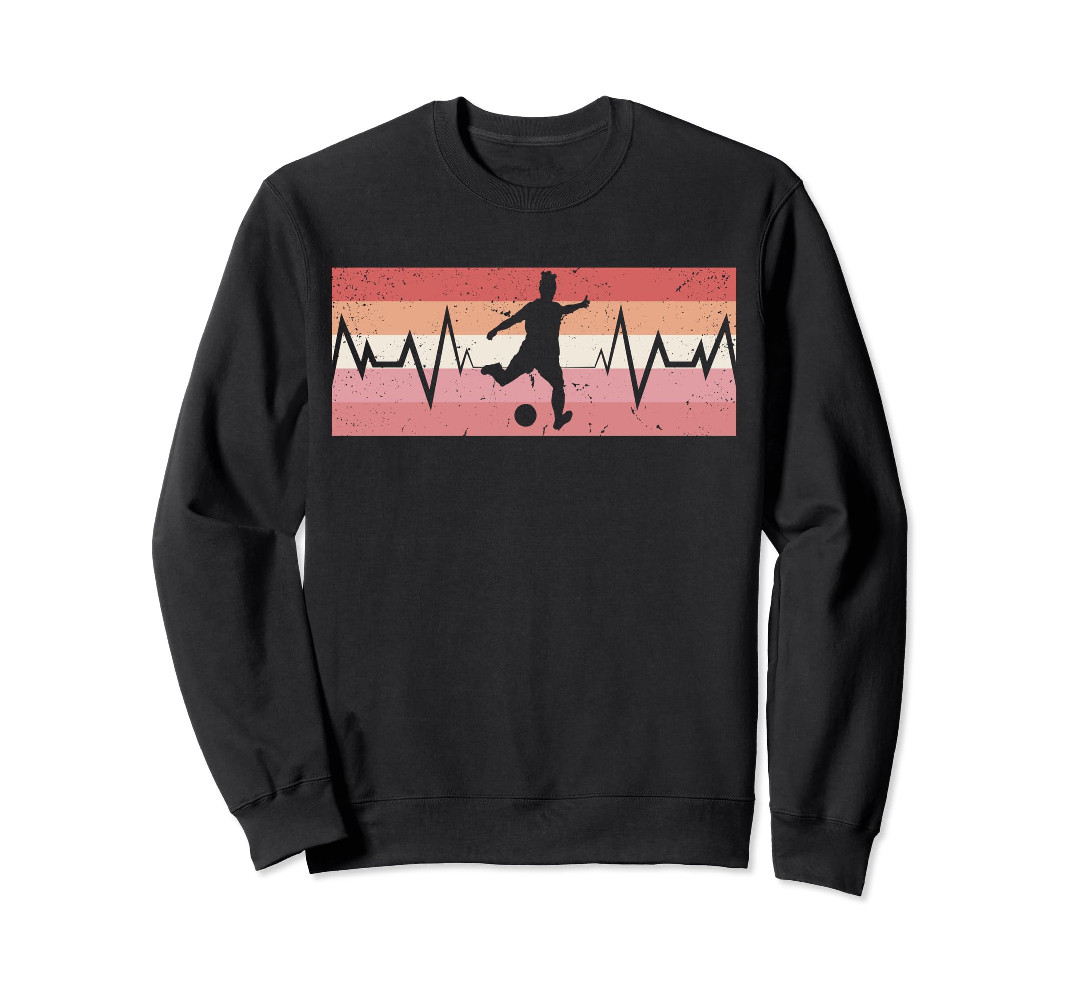 Soccer Goalkeeper Heartbeat Sweatshirt - Casual Everyday Wear Men Women