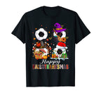 Happy Hallothanksmas Soccer T-Shirt - Custom Art Print for Adults
