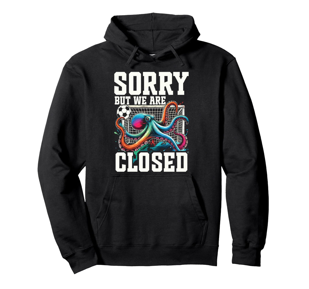 Octopus Soccer Goalie Soccer Player Hoodie - Graphic Print Unisex
