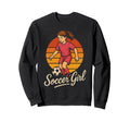 Soccer Soccer Playing Sweatshirt - Unique Graphic Men Women