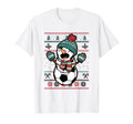 Soccer Snowman Soccer T-Shirt - Fun Novelty Design Unisex