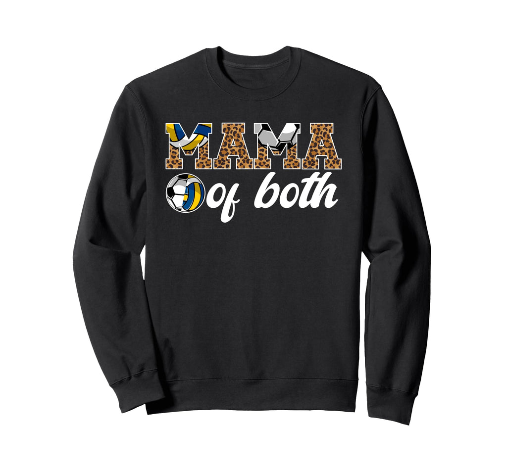 Mama Both Leopard Soccer Sweatshirt - Streetwear Style for Adults