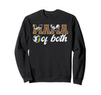 Mama Both Leopard Soccer Sweatshirt - Streetwear Style for Adults