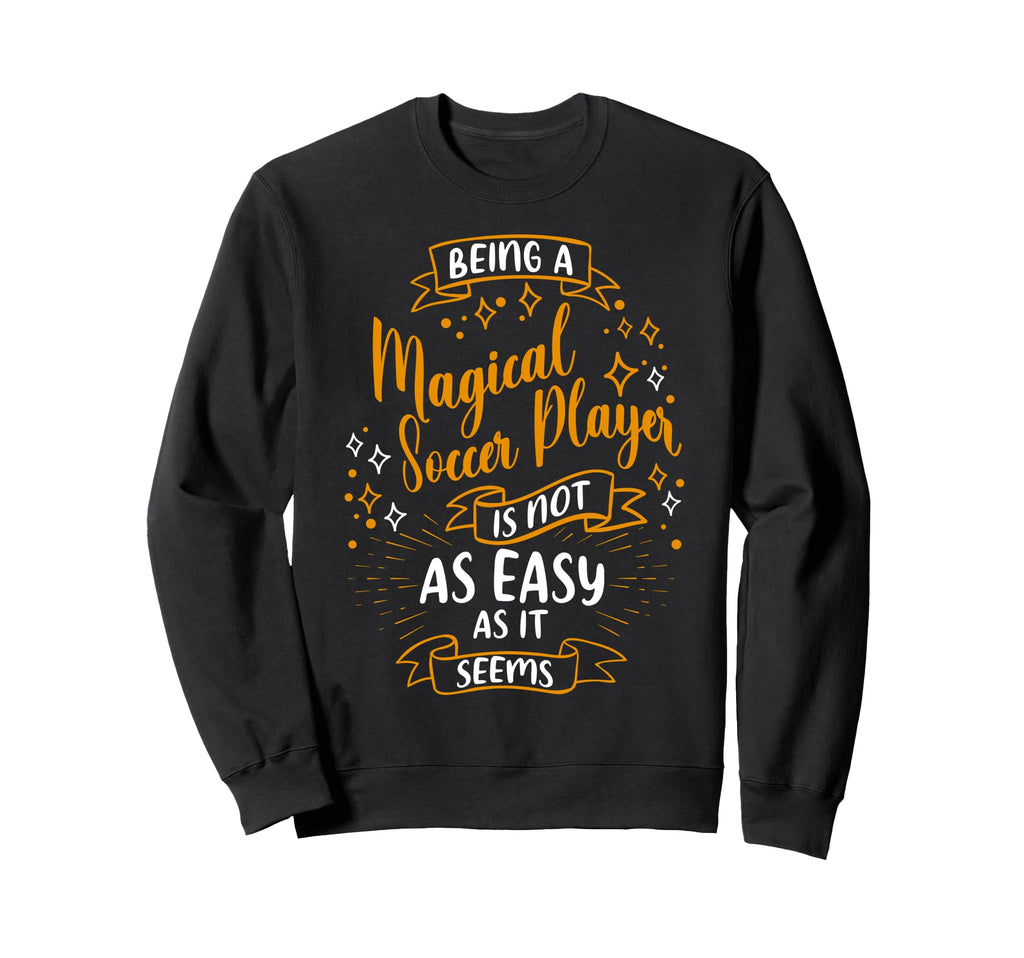 Magical Soccer Player Decorations Sweatshirt - Minimalist Print Men Women