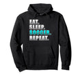 Soccer Player Soccer Fan Eat Sleep Hoodie - Casual Everyday Wear Men Women