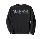 Funny Goose Soccer Geese Playing Sweatshirt - Aesthetic Graphic Men Women