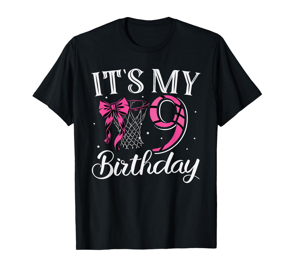 Its My Nine 9 Years Birthday Coquette T-Shirt - Novelty Apparel for Adults