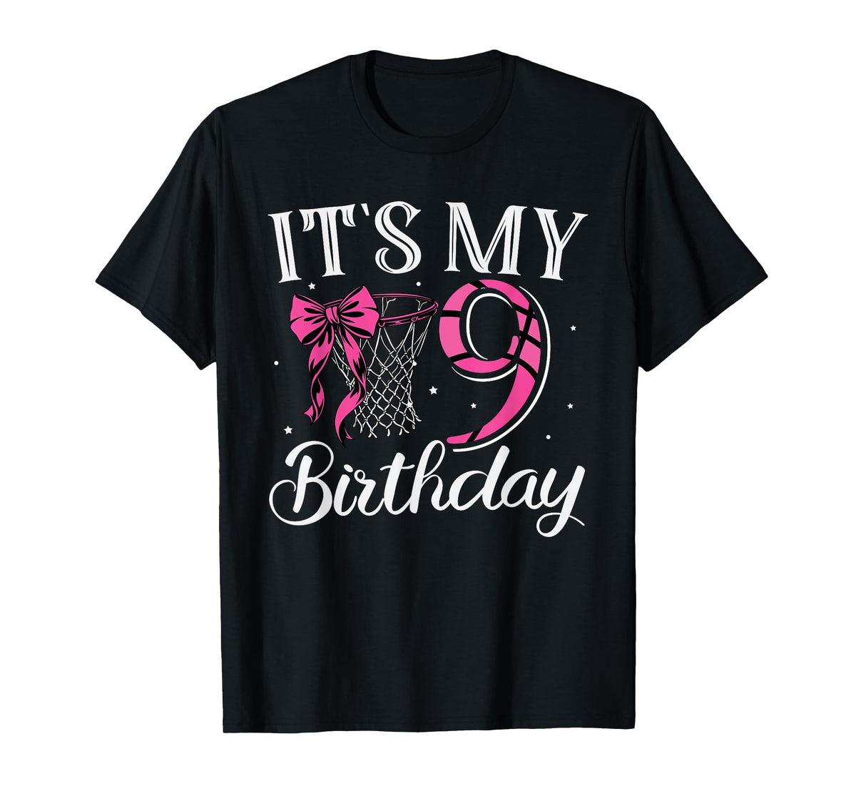 Its My Nine 9 Years Birthday Coquette T-Shirt - Novelty Apparel for Adults