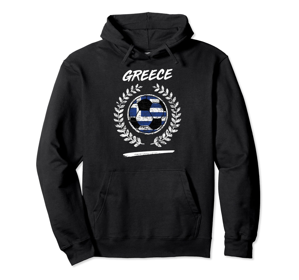 Greece Flag Greek Soccer Team Football Hoodie - Trendy Graphic Men Women