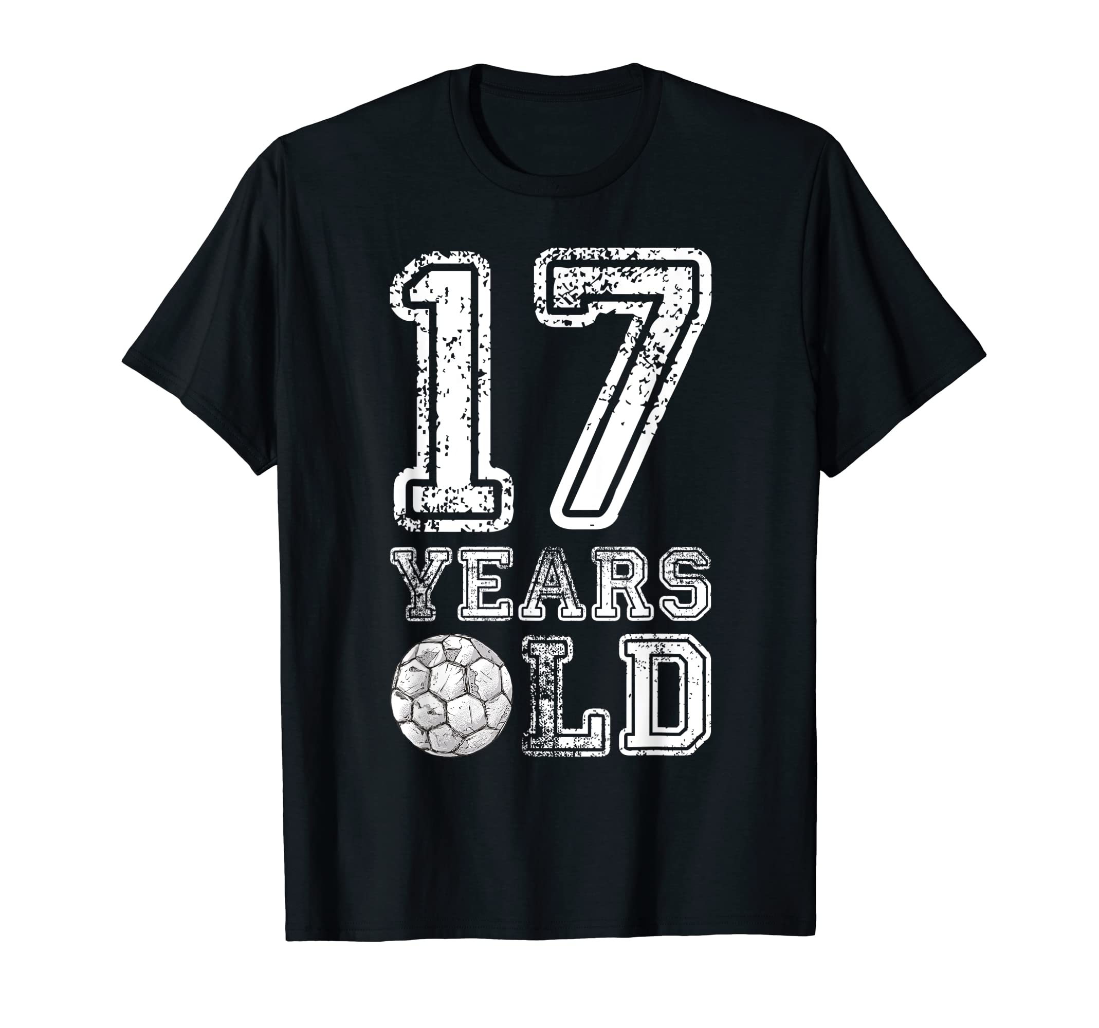17 Years Old Soccer Sports Birthday T-Shirt - Unique Graphic for Adults