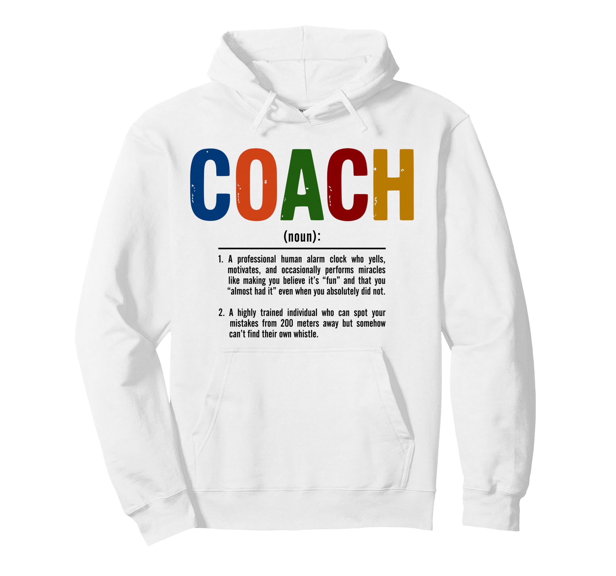 Coach Definition Best Coaches Gift Team Hoodie - Unique Graphic Men Women