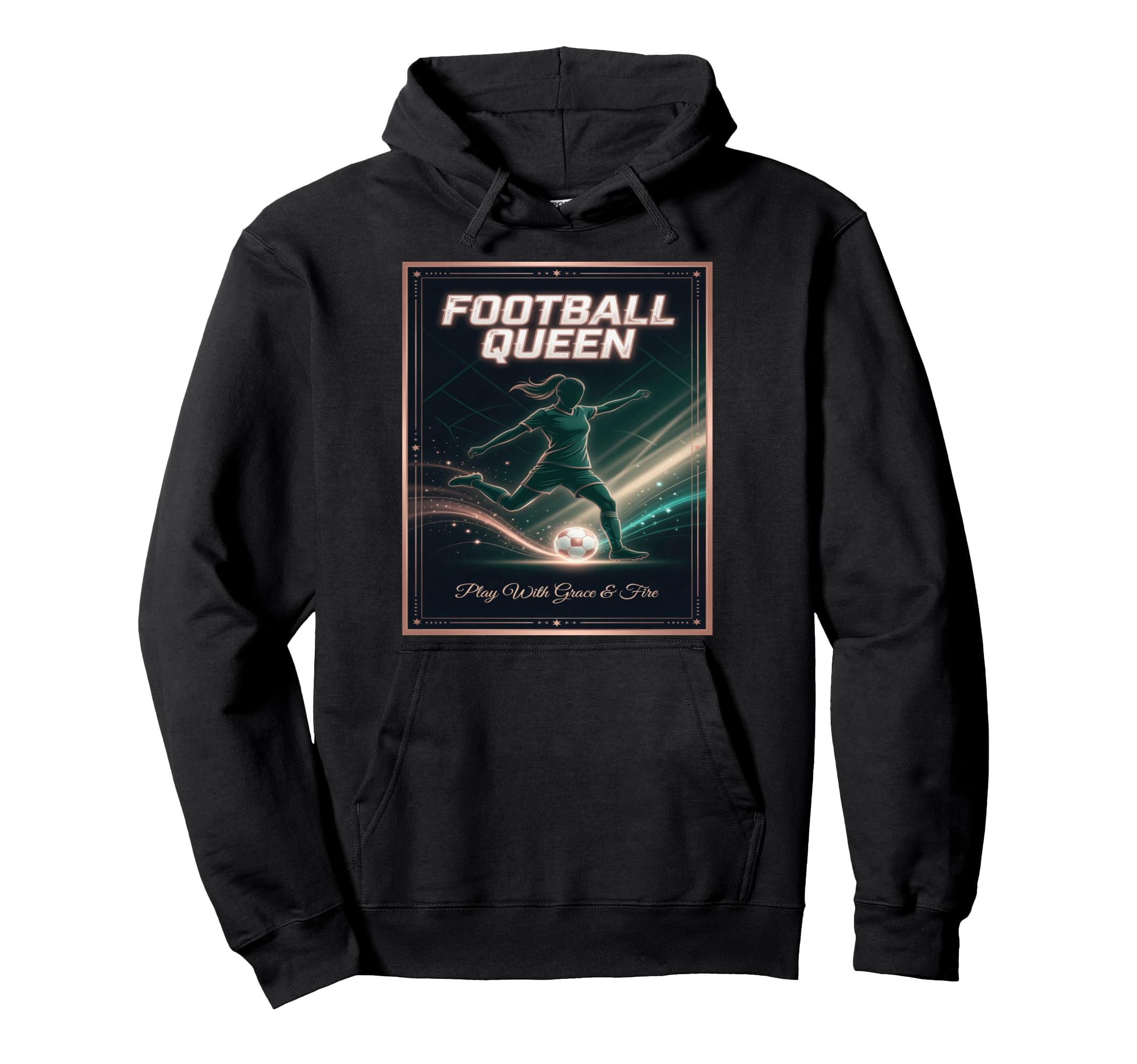 Football Soccer 90 Minutes Strong Energy Hoodie - Custom Art Print Unisex