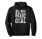 Proud Hockey Goalie Mimi Hockey Hoodie - Aesthetic Graphic for Adults