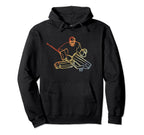 Ice Hockey Goalkeeper Drawing Hoodie - Unique Graphic Men Women