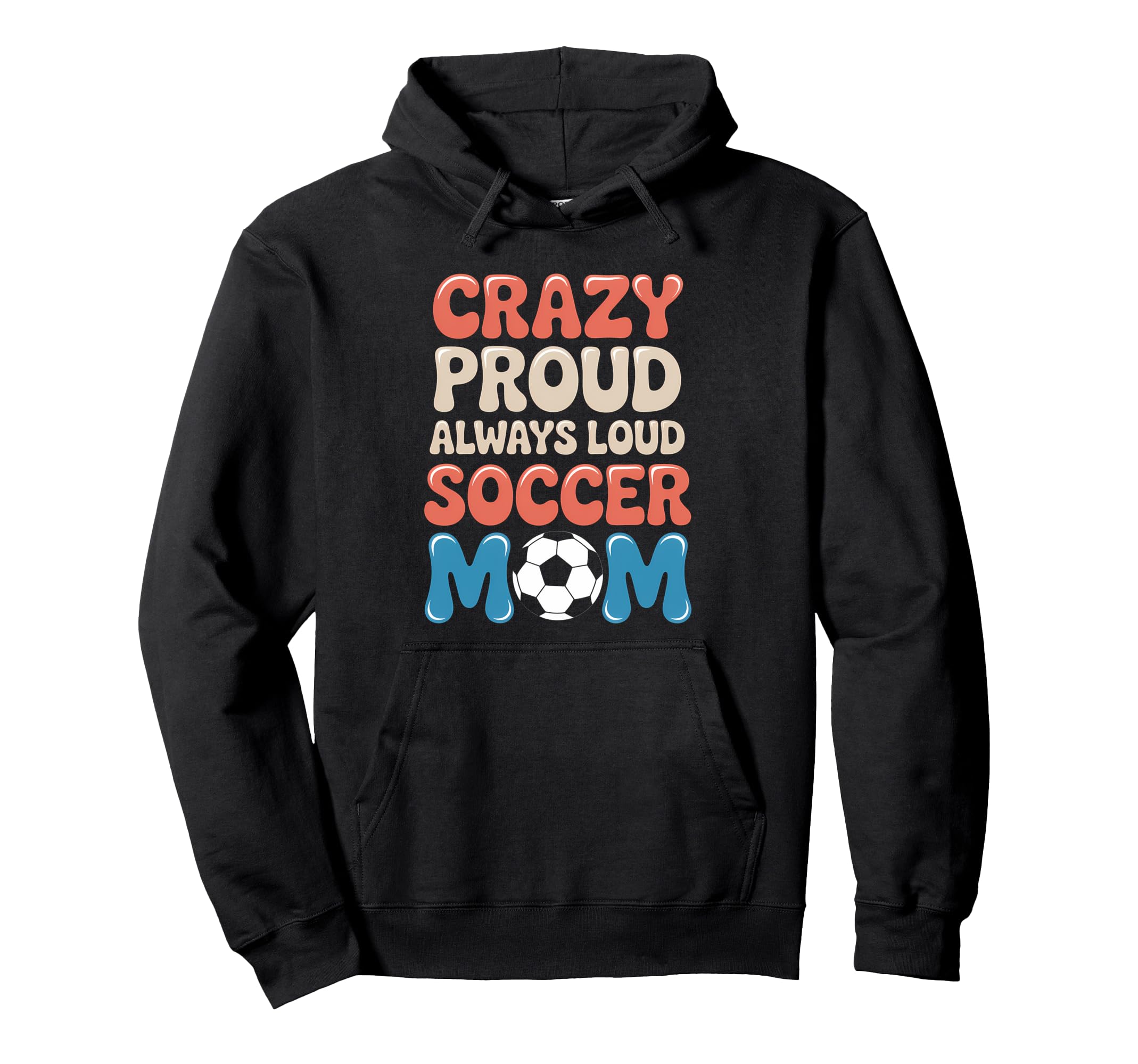 Funny Soccer Mom Soccer Player Hoodie - Minimalist Print Men Women
