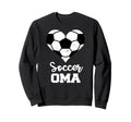 Soccer Oma Funny Soccer Player Sweatshirt - Fun Novelty Design for Adults