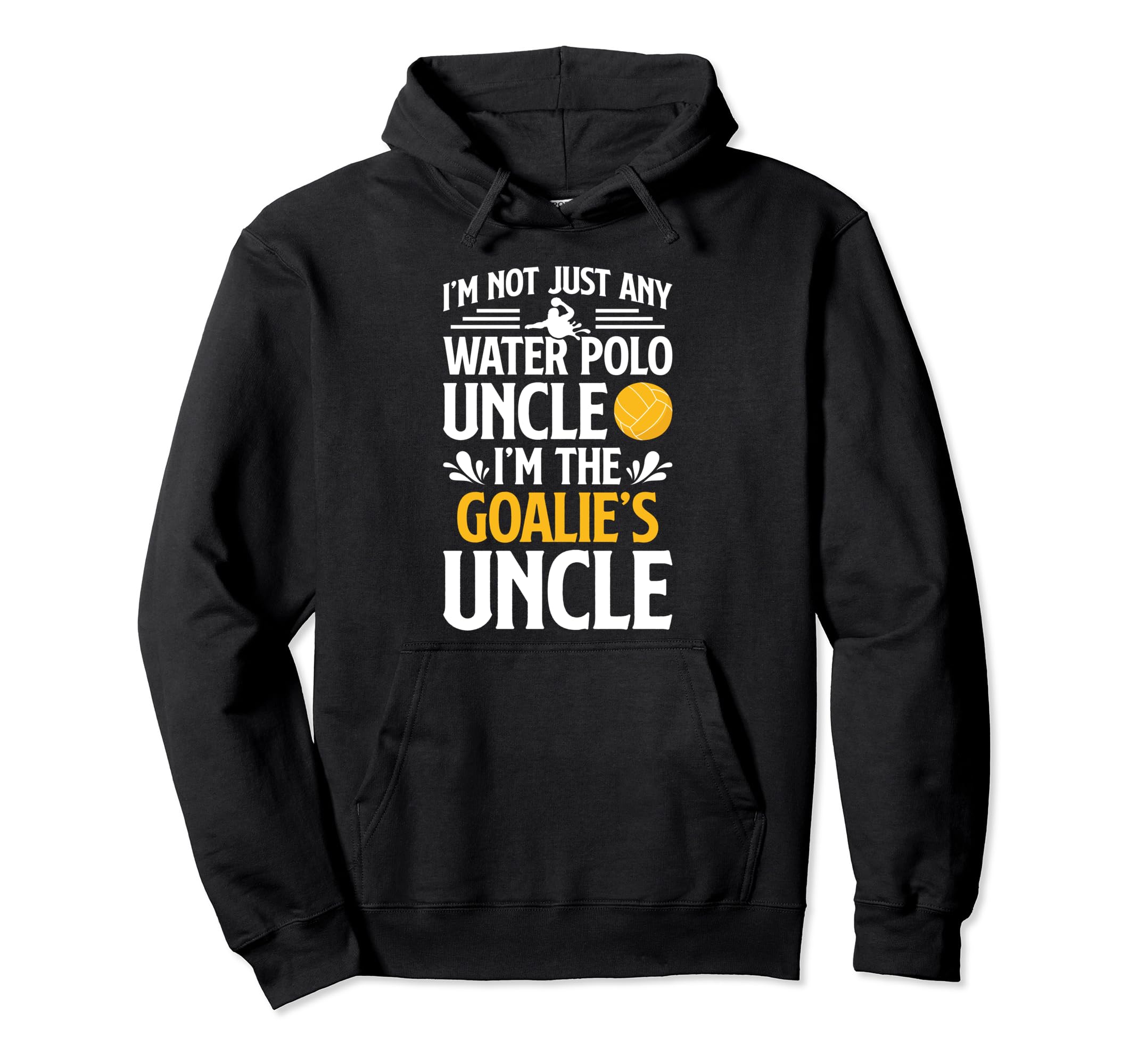 Water Polo Goalie Uncle Water Polo Hoodie - Graphic Print Unisex
