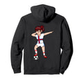 Dabbing Soccer Faroe Islands Jersey Hoodie - Graphic Print Men Women