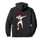 Dabbing Soccer Faroe Islands Jersey Hoodie - Graphic Print Men Women