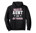 Hockey Goalie Aunt Hockey Keeper Aunt Hoodie - Unique Graphic for Adults