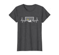 Water Polo Player Pulse Heartbeat Goalie T-Shirt - Unique Graphic Unisex