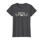 Water Polo Player Pulse Heartbeat Goalie T-Shirt - Unique Graphic Unisex