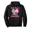 Full Heart Full Schedule Cheer And Soccer Hoodie - Custom Art Print Unisex
