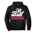 Ball Grandma Heart Soccer Volleyball Hoodie - Fun Novelty Design Unisex