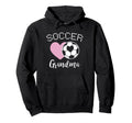 Soccer Grandma Love Heart Nana Granny Hoodie - Aesthetic Graphic Men Women