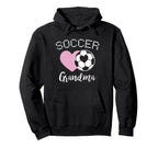 Soccer Grandma Love Heart Nana Granny Hoodie - Aesthetic Graphic Men Women