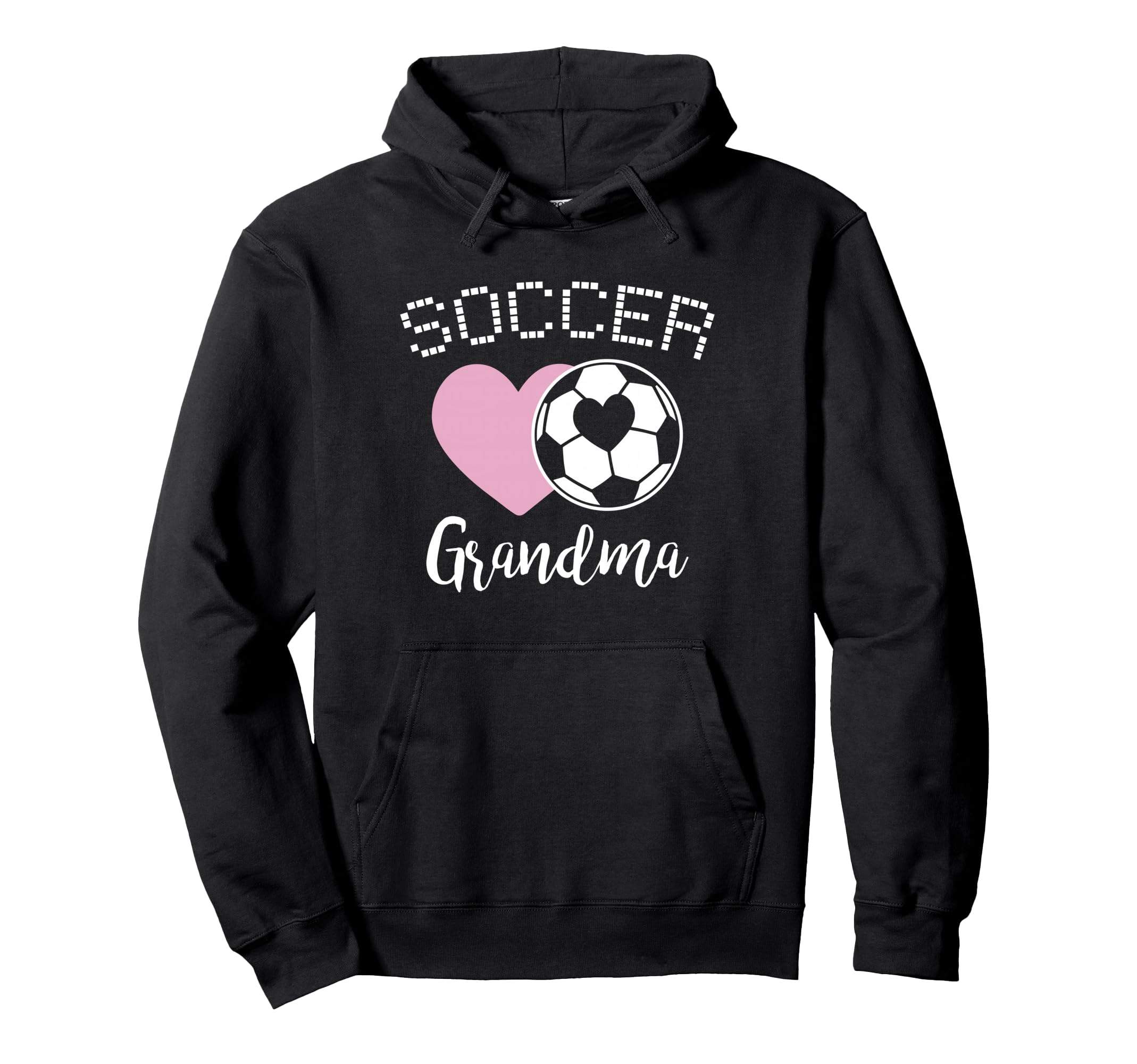 Soccer Grandma Love Heart Nana Granny Hoodie - Aesthetic Graphic Men Women
