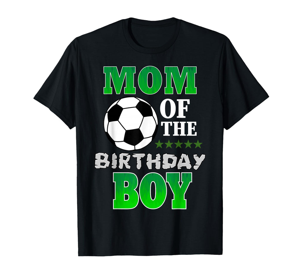 Mom Birthday Soccer Stars Outfit T-Shirt - Custom Art Print for Adults