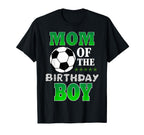 Mom Birthday Soccer Stars Outfit T-Shirt - Custom Art Print for Adults